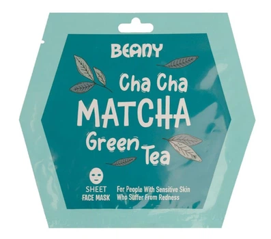 Нормализующая тканевая маска для лица "Матча" Beany, 15мл