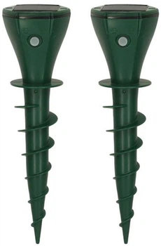 Zestaw solarnych odstraszaczy kretów Kik 2 szt KX3282 (5903039763104)