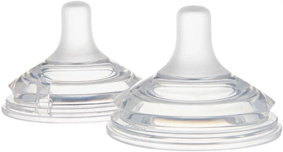 Соска силіконова Canpol Babies Natural Shape антиколікова двозонна 6+ місяців Середня 2 шт (21/752)