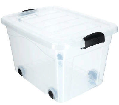 Контейнер пластиковий Kadax на коліщатах з кришкою 20 л K3558 (5903699425794)