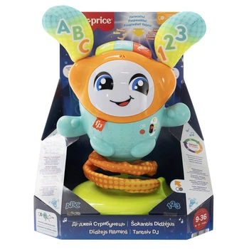 Ді-Джей Стрибунець з технологією Smart Stages (багатомовний) Fisher-Price, JLH74