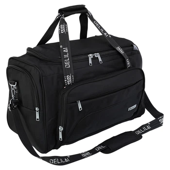 Сумка спортивна для тренувань та подорожей DELILAI B90 53x26x33 см Чорний (6985dcbeab24b6913d0ef22a)