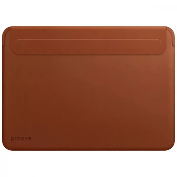 Чехол Proove Leather Sleeve MacBook 13,6"/14,2" brown
