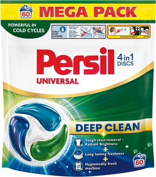 Диски для прання Persil 4in1 Discs Universal Deep Clean 60 циклів прання (9000101830910)