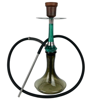 Кальян Totem Monolit Optima Emerald Green (Craft Brown)