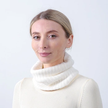 Бафф жіночий LuckyLOOK МЕЙС 20х22 см Білий (923-867)