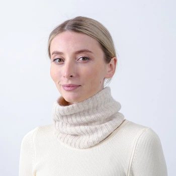 Бафф жіночий LuckyLOOK МЕЙС 20х22 см Білий (923-911)