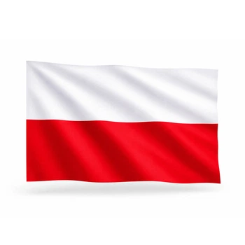 Прапорець Dobroznak Польща 12х24 см Біло-червоний (6193)