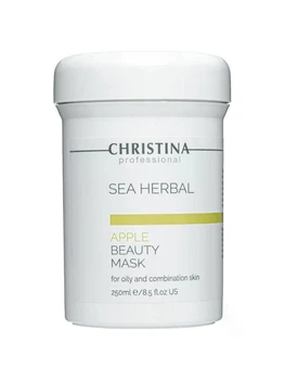 Яблочная маска красоты Christina для жирной и комбинированной кожи Sea Herbal Beauty Mask Green Apple 250 мл