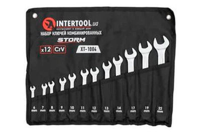 Набор рожково-накидных ключей Intertool 12 шт. (6-22 мм) Storm (XT-1004)