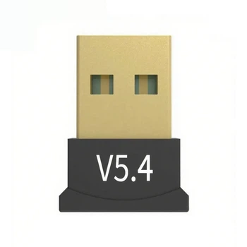 Адаптер USB Bluetooth 5.4 minimalistic dongle, обратная совместимость BT 5.3, 5.1, 5.0, 4.2, 4.1, for PC, Laptop, Wireless Speaker, Audio Receiver Transmitter