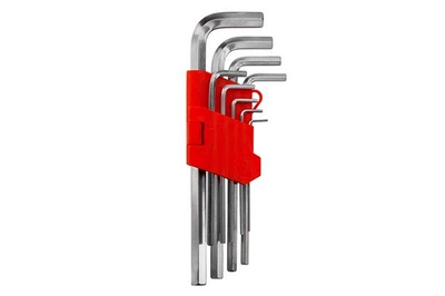 Набор ключей шестигранных Intertool 1.5-10мм удлиненные (9шт) (HT-0602)