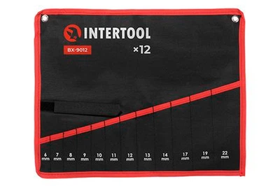 Чохол для гайкових ключів Intertool – 450 x 360 мм x 12 кишень 1 шт.