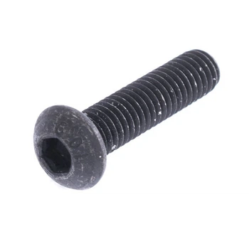 Винт с полукруглой головкой M6x25mm (класс 10.9, черный, внутренний шестигранник, ISO7380) - 365900
