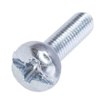 Винт М2,5x10 головка шарообразная, прямой, сталь (B2.5X10/BN1435-Philips)(1219596) - 334844