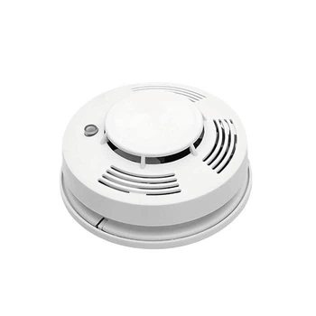 Датчик дыма Horoz Electric с фотоэлектрическим обнаружением из пластика белый IP20 AURIS
