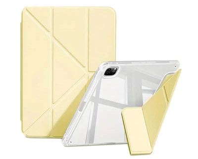 Чохол iPad Mini 6/7 Acrylic Transformer Clear Frame Pen Slot yellow