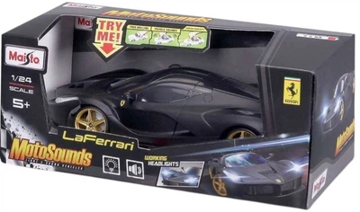 Metalowy model samochodu Maisto Ferrari LaFerrari światło i dzwięk Czarny MST81234 (090159812340)