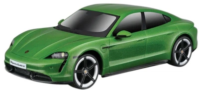 Model samochodu Maisto Porsche Taycan Turbo S 1:24 światło i dzwięk Zielony MST81731 (090159817314)