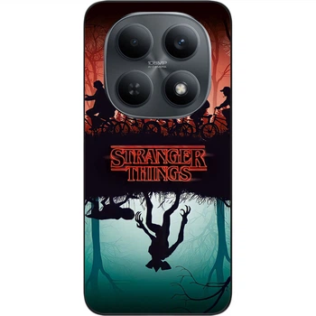 Силиконовый чехол SMTT для Xiaomi Redmi Note 15 4G / 5G с принтом Stranger Things Расследование