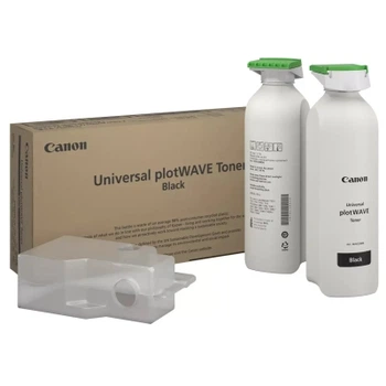 Тонер Canon OCE PlotWave Universal, KIT 2*500г Black, +waste box (6696C001AA)