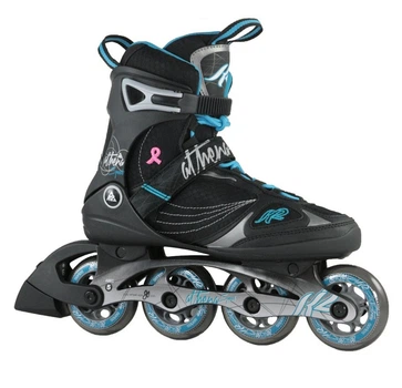 Роликові ковзани для дорослих K2 ATHENA SPEED W 36.5 (6.5US) 235мм Black/light blue (3040800) V