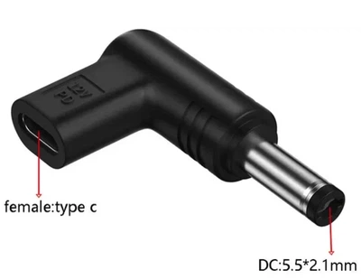 Перехідник з тригером PD для Type-C на DC 5.5×2.1мм (12V)