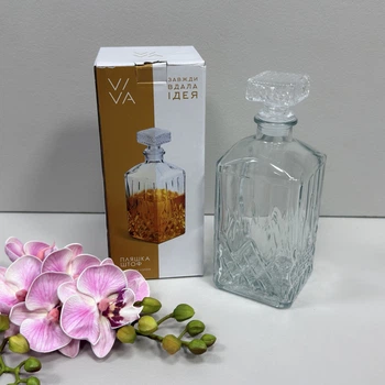 Графин-штоф стеклянный 0,5 л 7,5х7,5х18,5 см Viva WB500/7002722