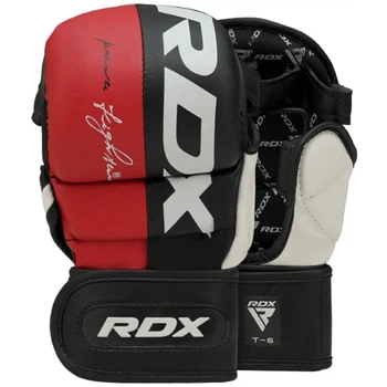 Рукавички Для MMA RDX T6 MMA Sparring Gloves Чорно-Червоний XL (GGR-T6R-XL)