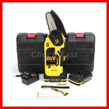 Аккумуляторная пила DeWalt DCM160N 24V, 4Ah — мини-пила для веток, аккумуляторный веткорез Деволт