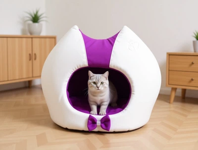 Домик будка для кошек и собак Cat №2 360х460х460