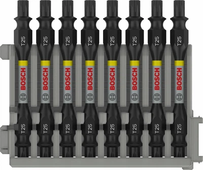 Двостороння біта Bosch PRO Impact Extra Hard Pick and Click T25 65 мм 8 шт (2608522340)
