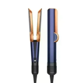 Випрямляч-фен для волосся 2 в 1 TINSOL Hair Dryer and Straightener Negative Ion BLUE