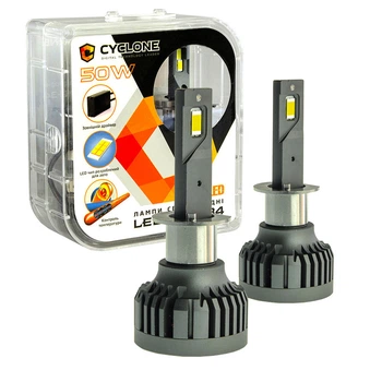 Світлодіодна LED лампа CYCLONE H1 5500K 10000LM TYPE 34 2 шт комплект