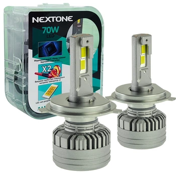 Світлодіодна LED лампа Nextone H4 6000K 18000LM L4 2 шт комплект