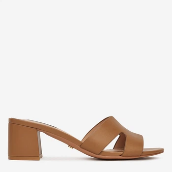 Женские мюли кожаные Gino Rossi ISABEL-R25SS03000 5906751071748 37 24.3 см Коричневые (5906751071823)