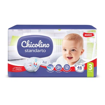 Детские подгузники Chicolino Standarto размер 3 (4-9 кг) 46 шт