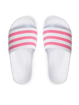 Жіночі шльопанці Adilette Aqua білий з рожевим 37