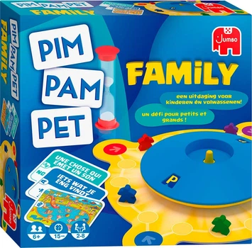 Gra planszowa Jumbo Pim Pam Pet Family (8710126197790)