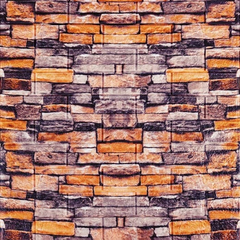 Декоративна 3D панель самоклейка Sticker Wall 700х770х3мм Піщаник Катиринославська цегла (045-3) SW-00000692