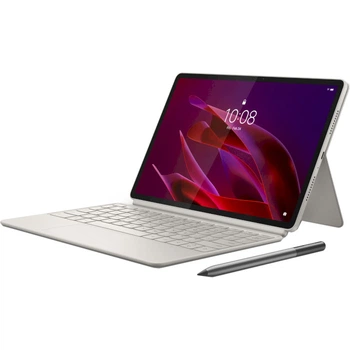 Планшет с клавиатурой 11.1" Lenovo Yoga Tab Wi-Fi TB710FU LTPS 3.2K 144 Hz 12/256GB 8860 mAh IP53 Pen Seashell (ZAG60180UA)