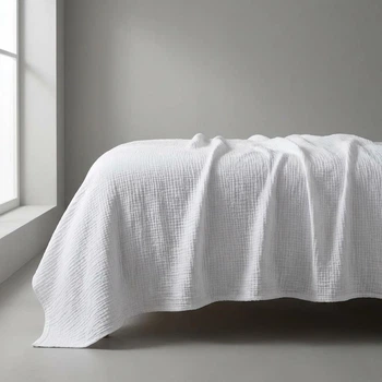 Покривало WHITE, муслін 220*220
