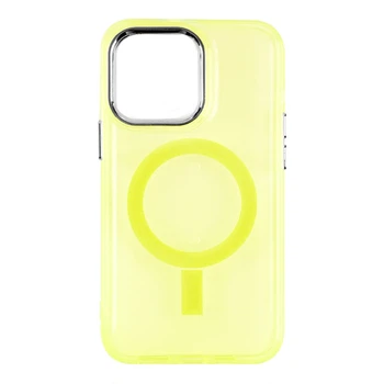 Чохол TPU Lollipop with Magsafe для iPhone 14 Pro Yellow