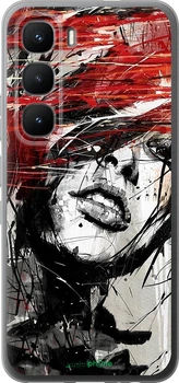 Чехол на Infinix Hot 60 Pro Лицо девушки "1162u-4126-70447"
