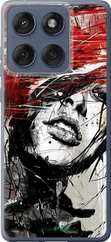 Чехол на Motorola Edge 60 Fusion 5G Лицо девушки "1162u-4021-70447"