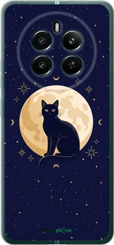 Чехол на Realme 12+ Cute Cat Celestial/Witchy "6787u-3650-70447"