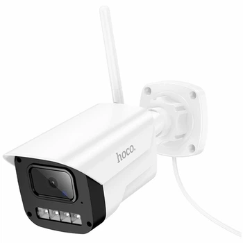 Смарт камера вулична HD 2MP IP65 з нічним баченням та Wi-Fi Hoco D4 біла
