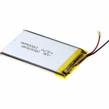 Внутрішній літій-іонний акумулятор 1800mAh 3.7V 61x37x5mm універсальний для портативної електроніки