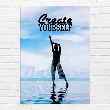 Плакат-постер Кавун Create Yiurselfю А1 Разноцветный ПЛ000908А1