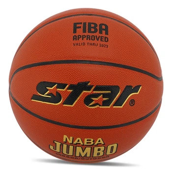 М'яч баскетбольний Star Naba Jumbo FIBA BB337 No7 Жовтогарячий (57623096)